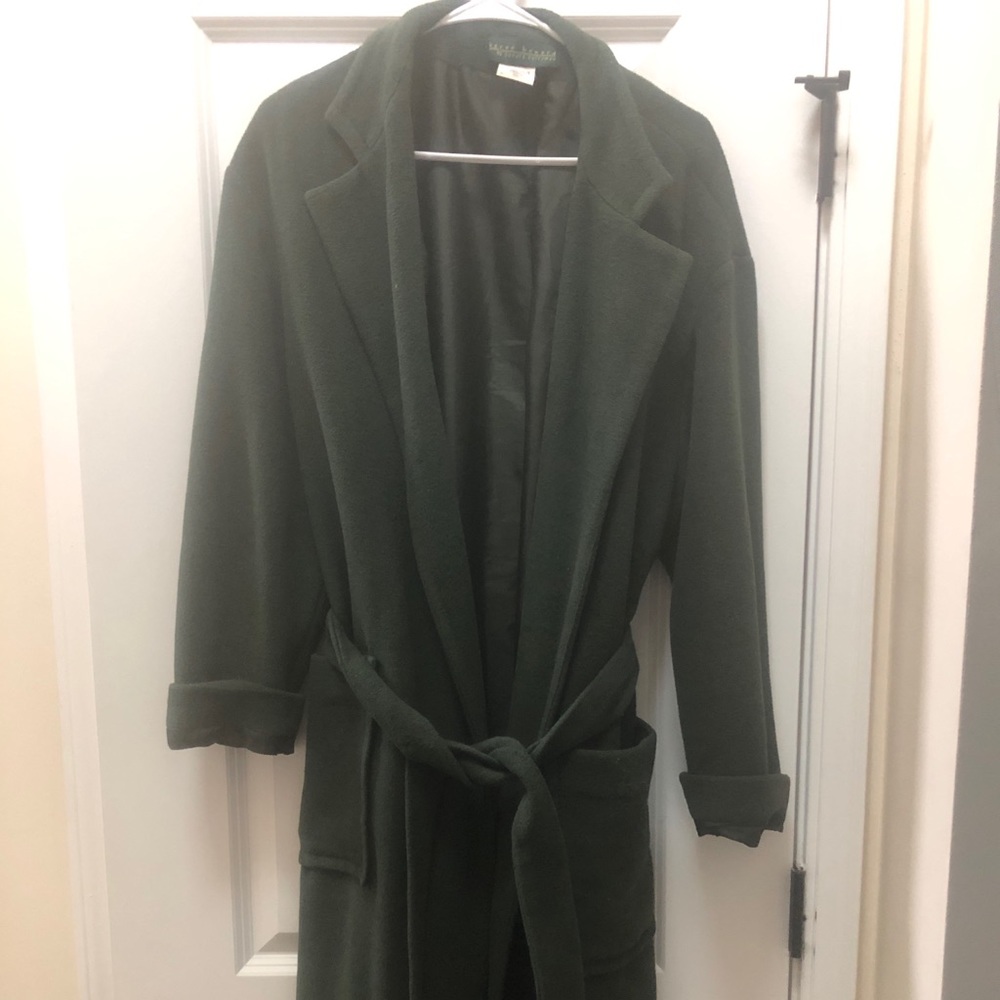 Wool wrap coat